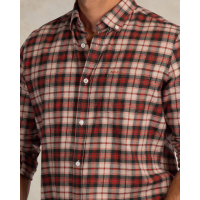 NZA New Zealand Auckland Shirt Checked Dark Hunter Red